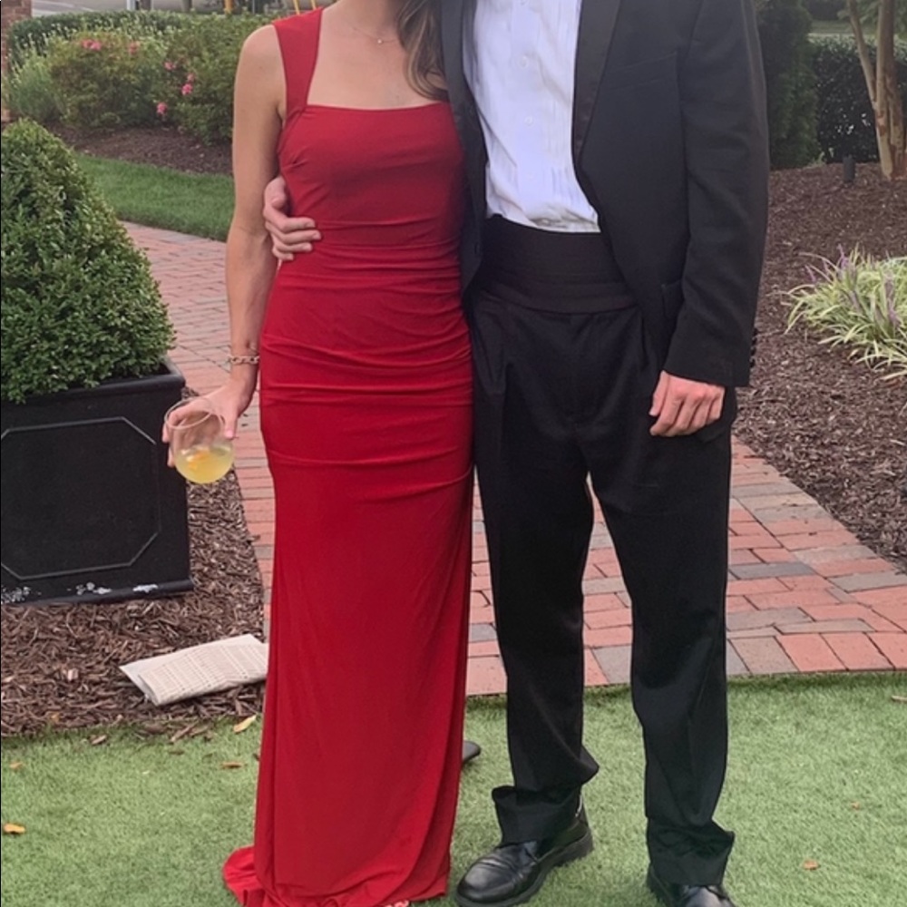 Adriana pappell red dress, worn once